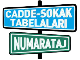 cadde sokak tabelaları